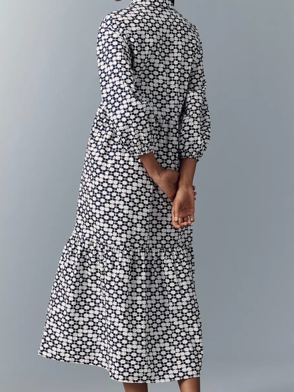 Anthropologie Bettina Tiered Shirt Dress by Maeve - Picture 2 of 9